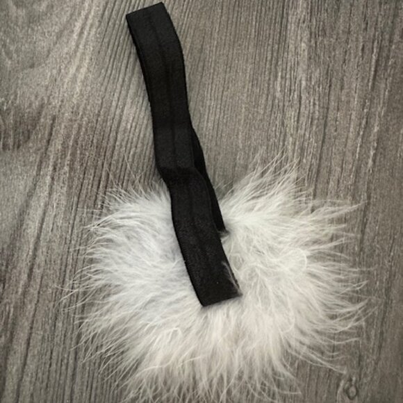 Silver Dragon Fly Feather Headband - Picture 2 of 3